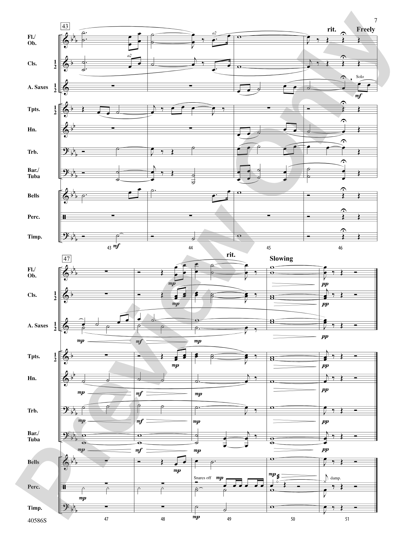 Heartland: Concert Band Conductor Score & Parts
