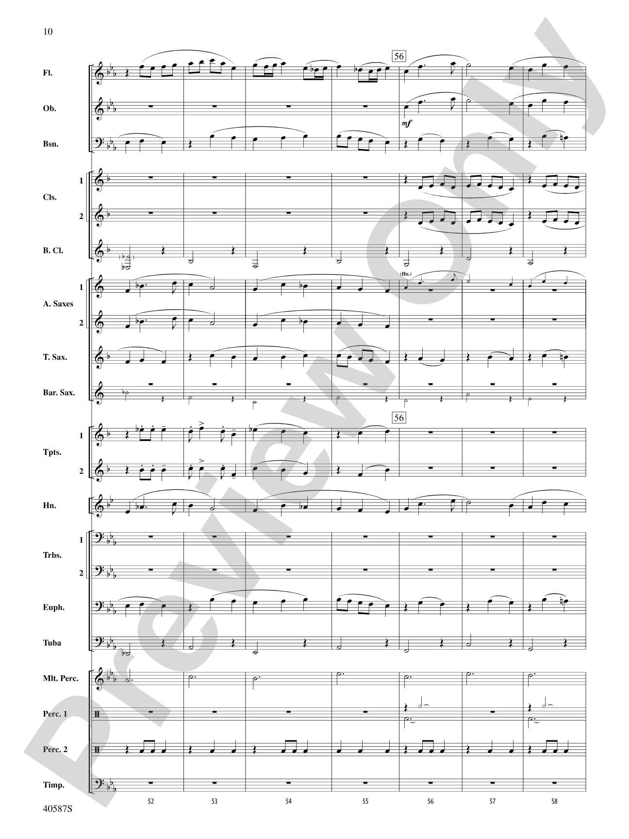 Rondo Picoso: Concert Band Conductor Score & Parts