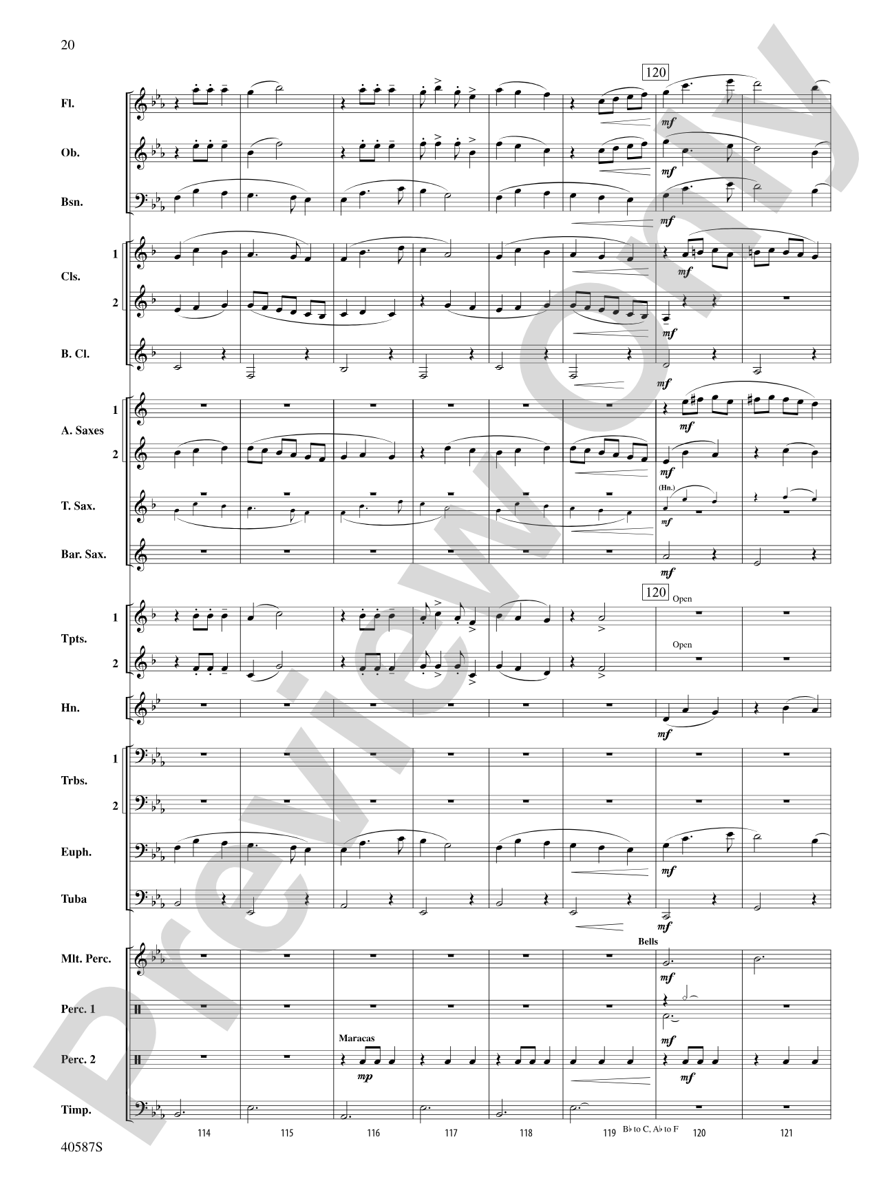 Rondo Picoso: Concert Band Conductor Score & Parts