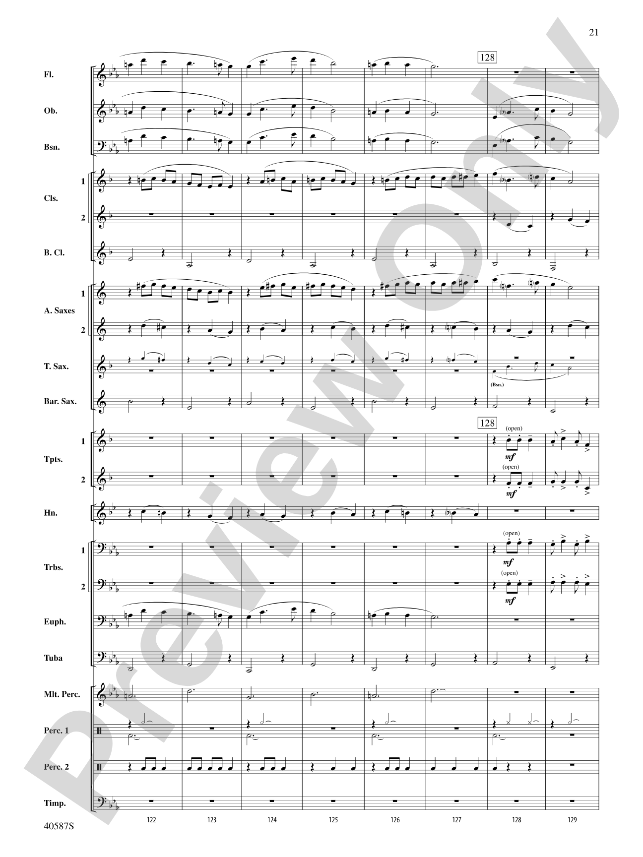 Rondo Picoso: Concert Band Conductor Score & Parts