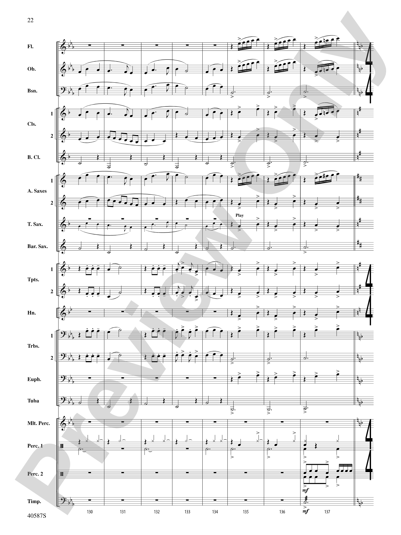 Rondo Picoso: Concert Band Conductor Score & Parts