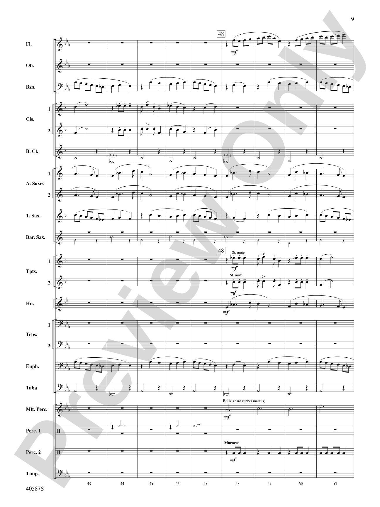 Rondo Picoso: Concert Band Conductor Score & Parts