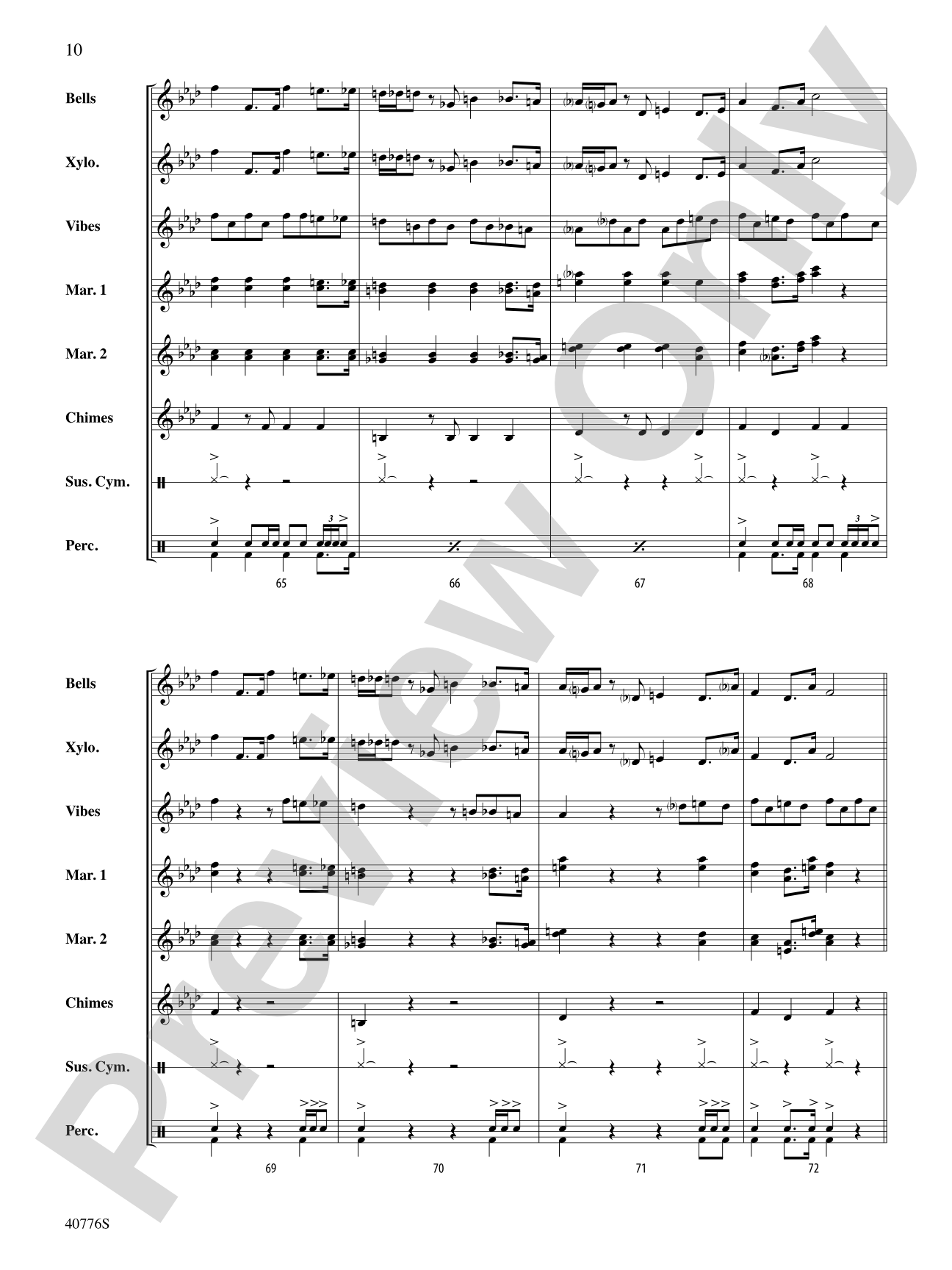 Star Wars Medley: Percussion Ensemble Conductor Score & Parts