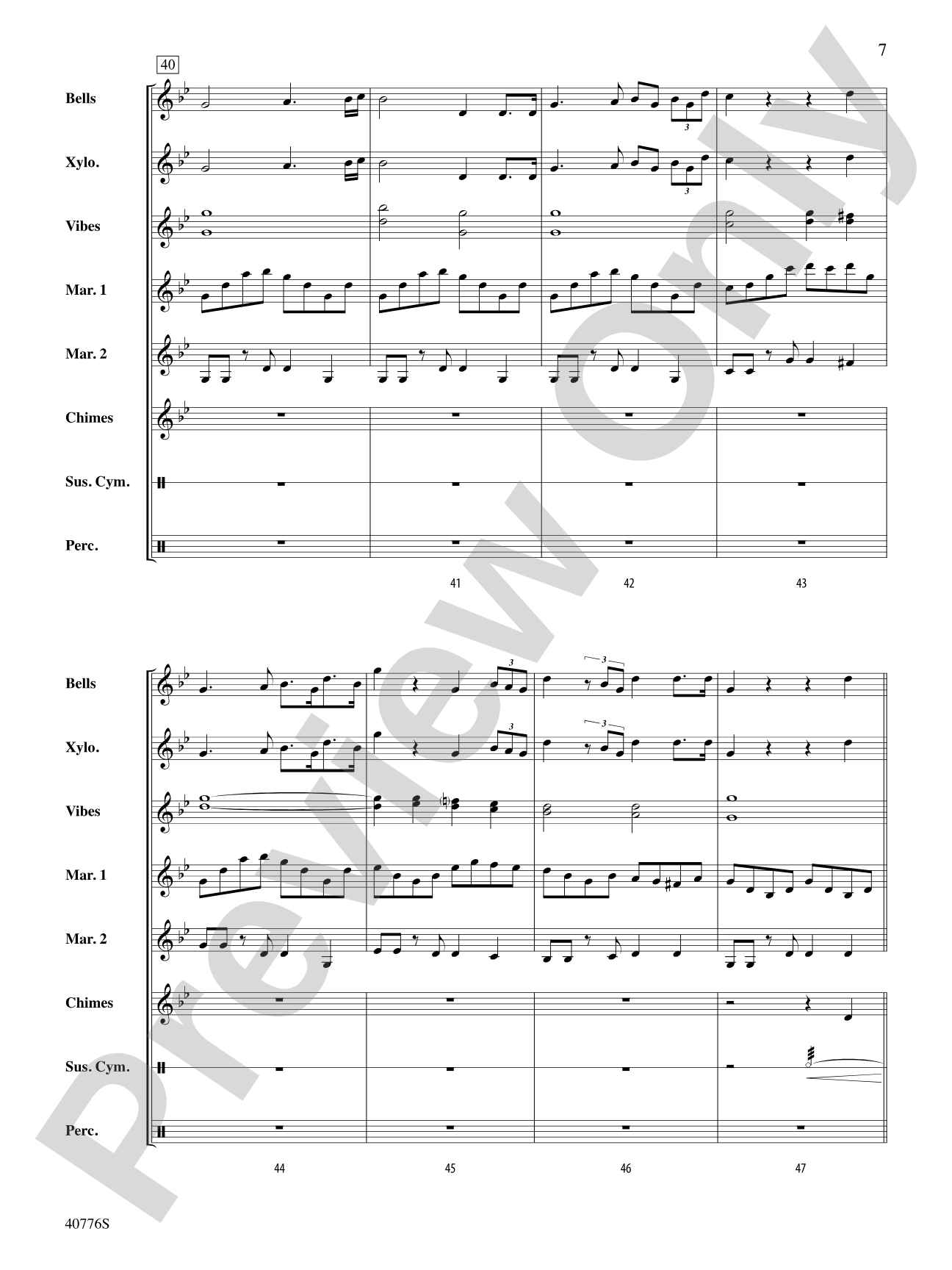 Star Wars Medley: Percussion Ensemble Conductor Score & Parts