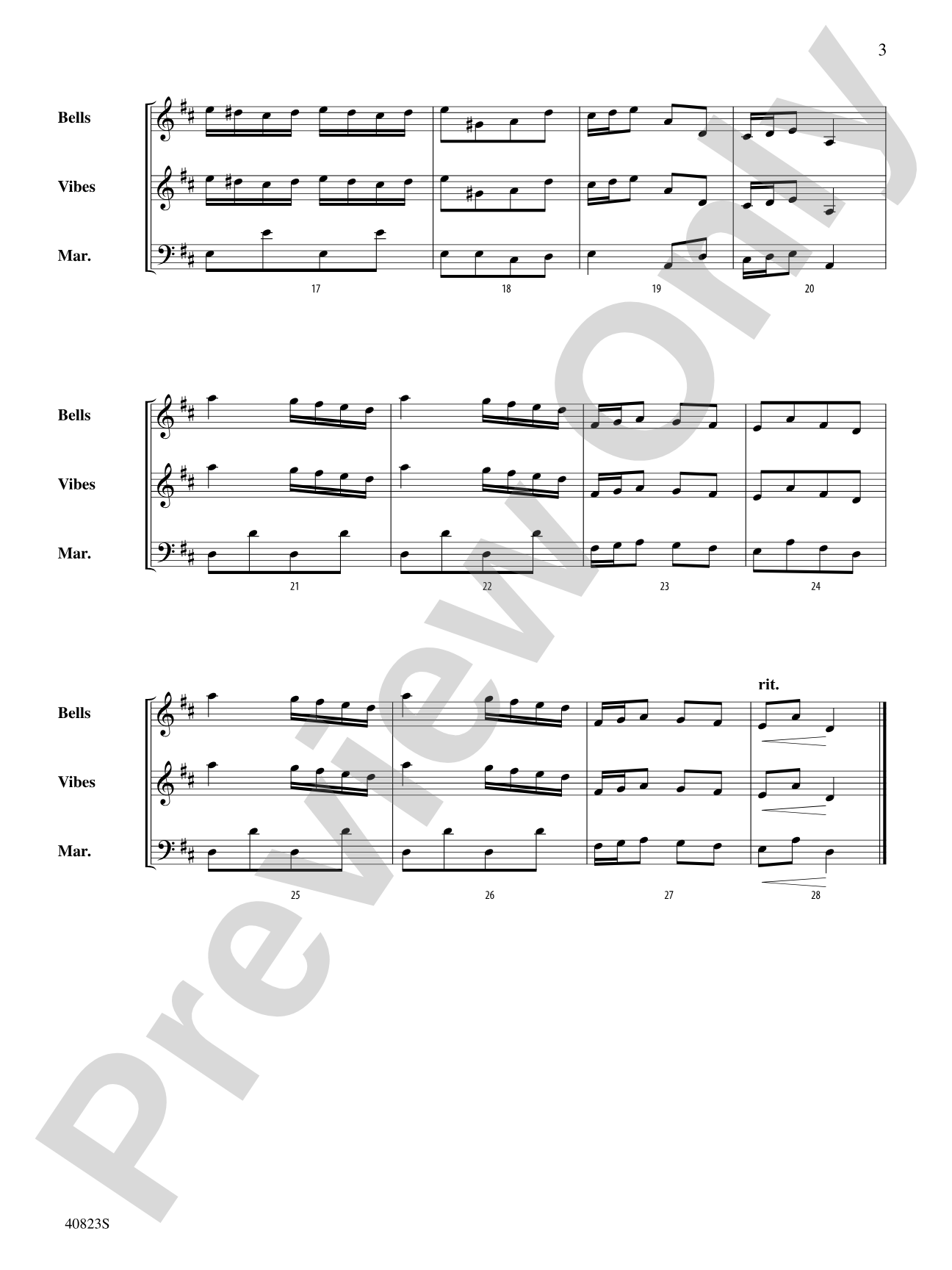 Classic Mallet Trios---Bach: Mallet Instrument Book