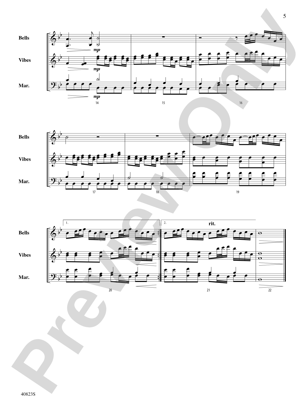 Classic Mallet Trios---Bach: Mallet Instrument Book
