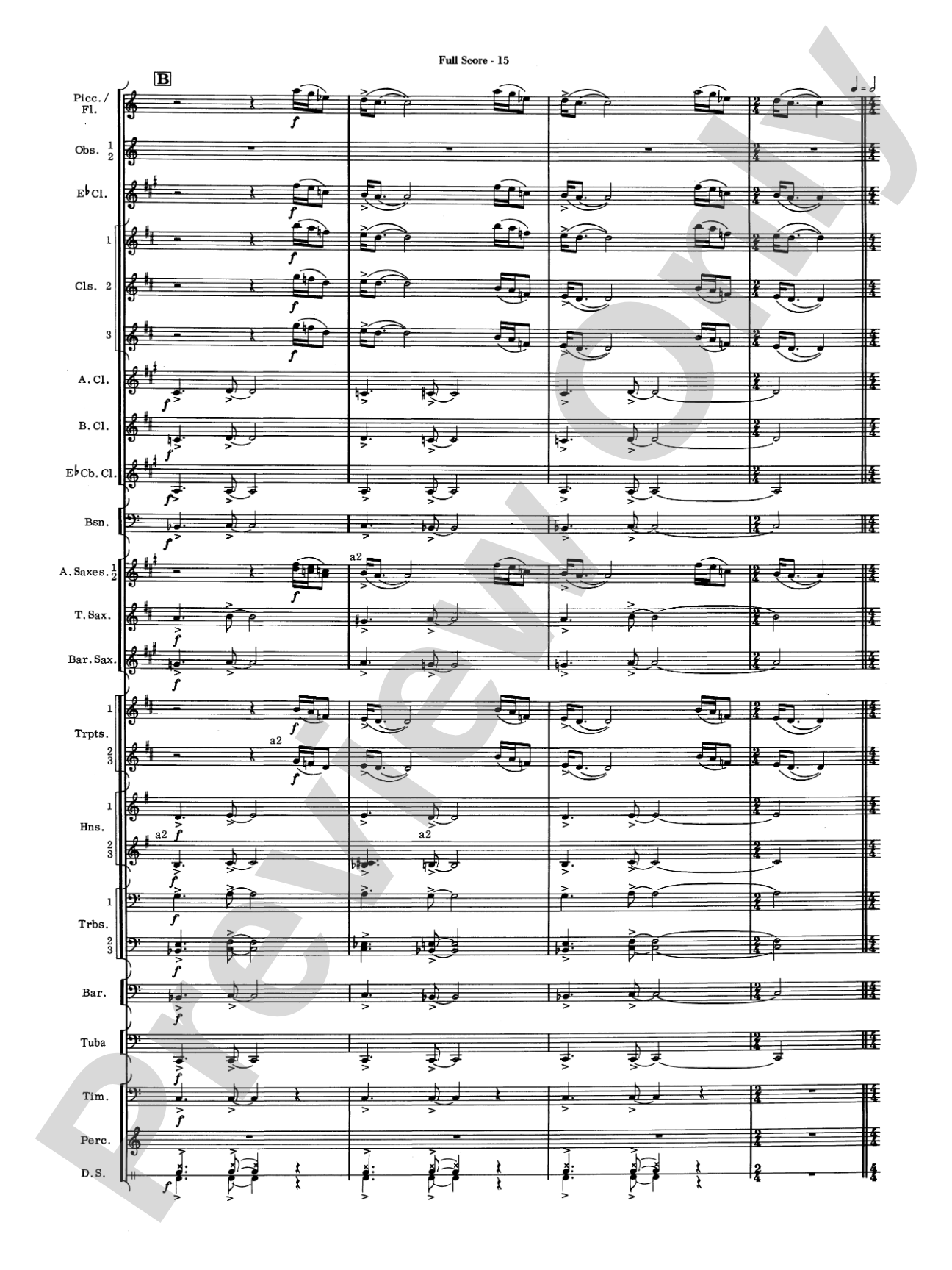 James Bond Suite (Medley): Concert Band Conductor Score & Parts