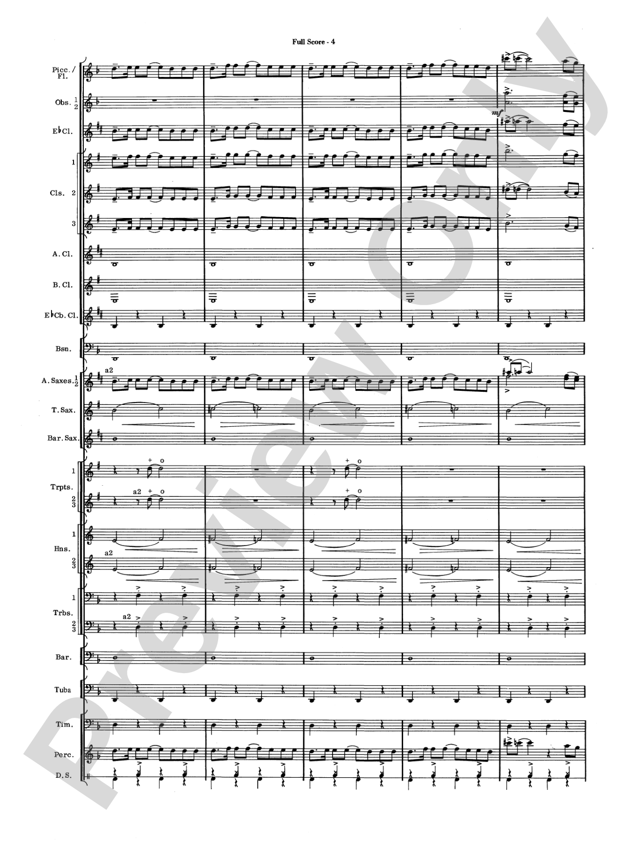 James Bond Suite (Medley): Concert Band Conductor Score & Parts