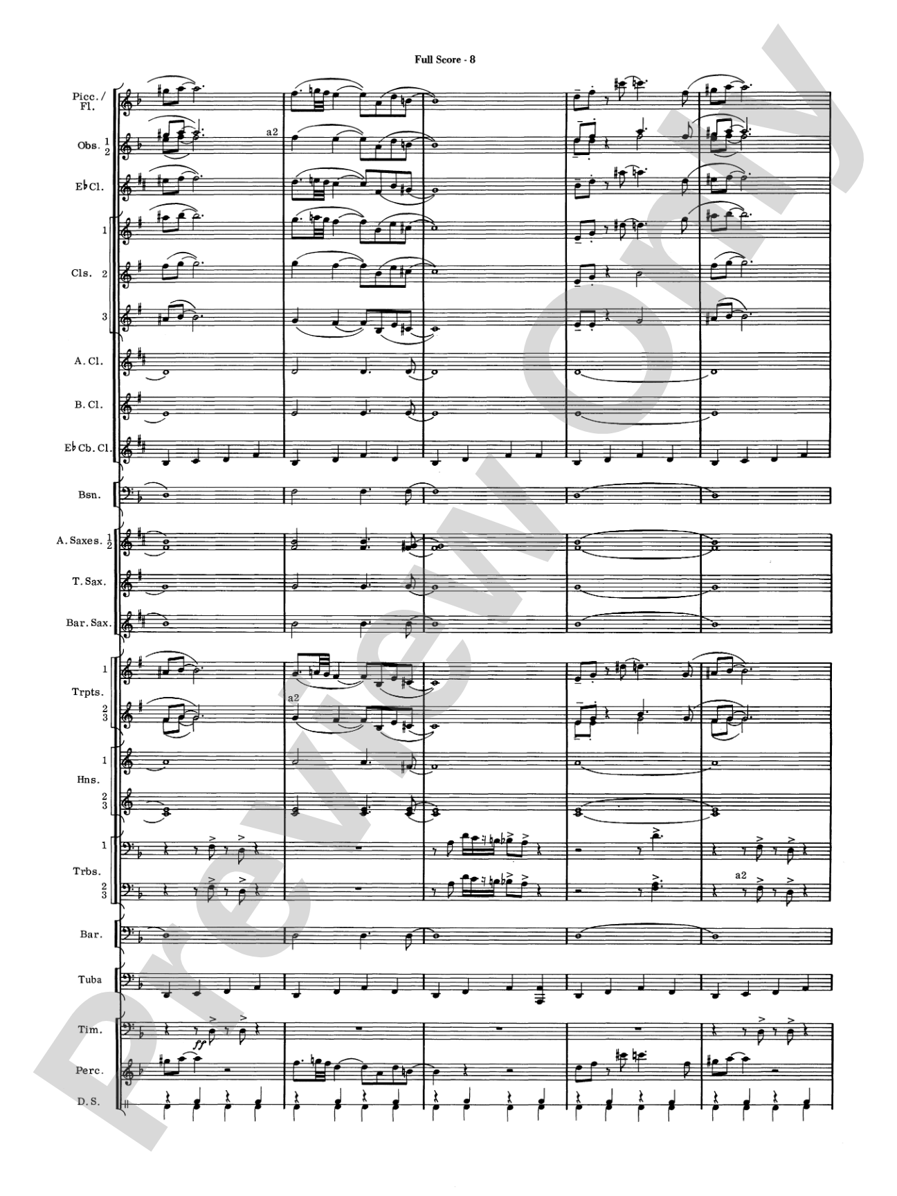 James Bond Suite (Medley): Concert Band Conductor Score & Parts