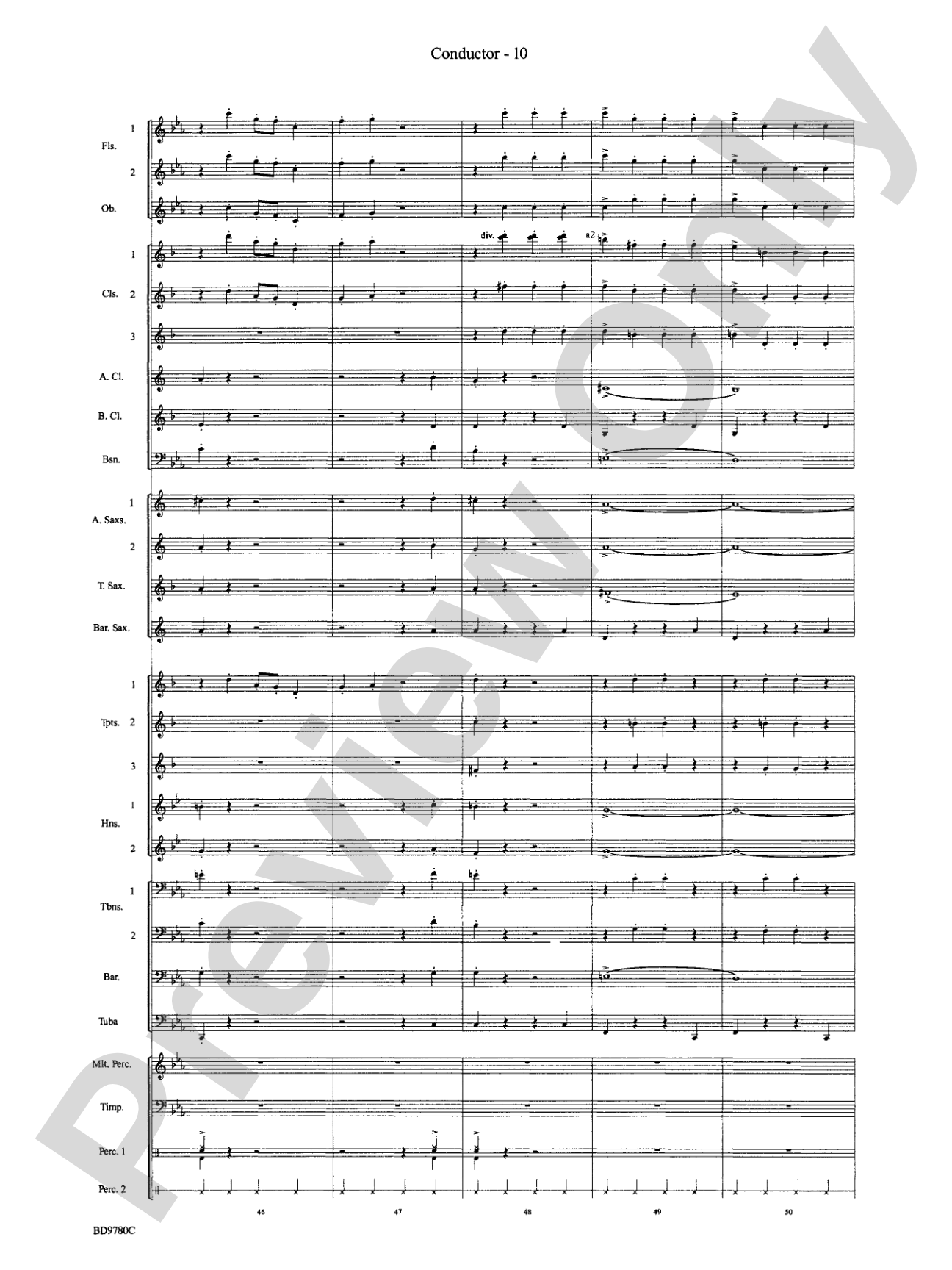 Holiday Cheers: Concert Band Conductor Score & Parts