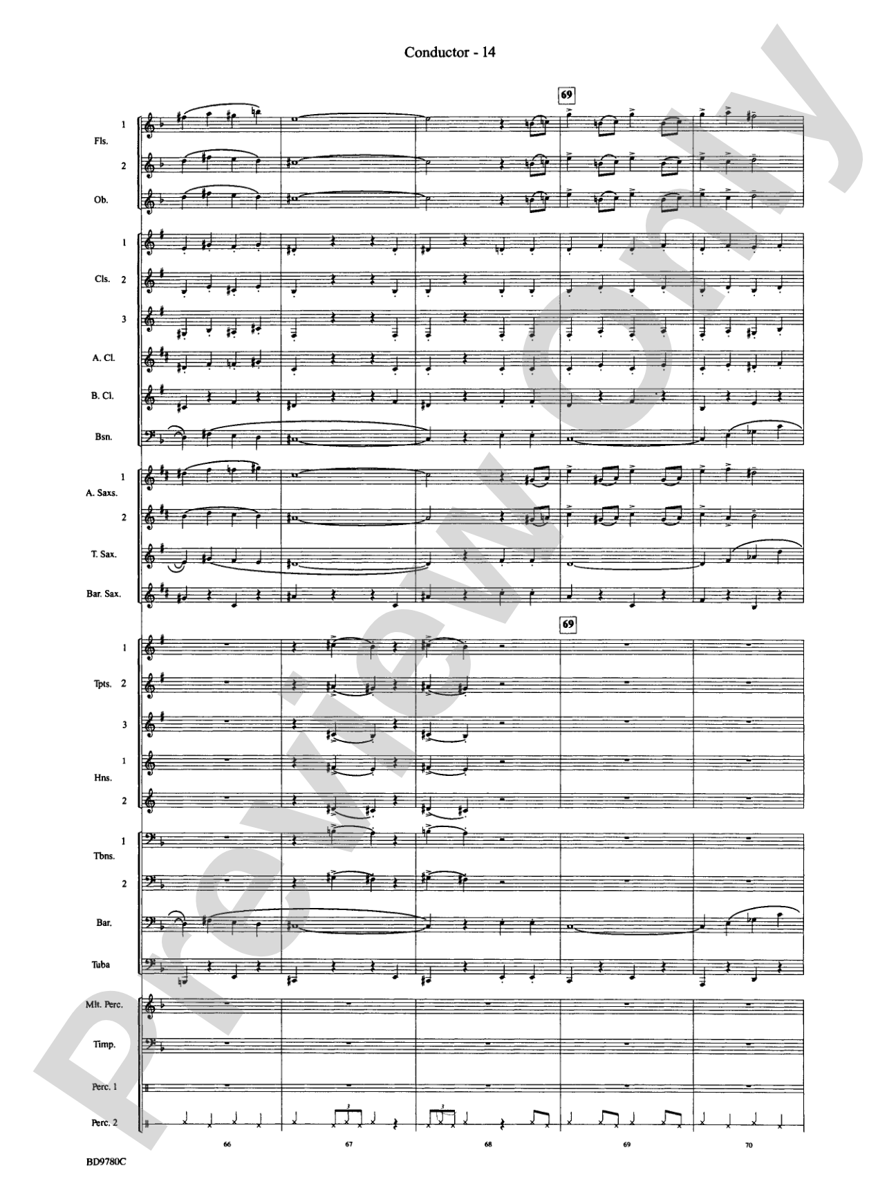 Holiday Cheers: Concert Band Conductor Score & Parts