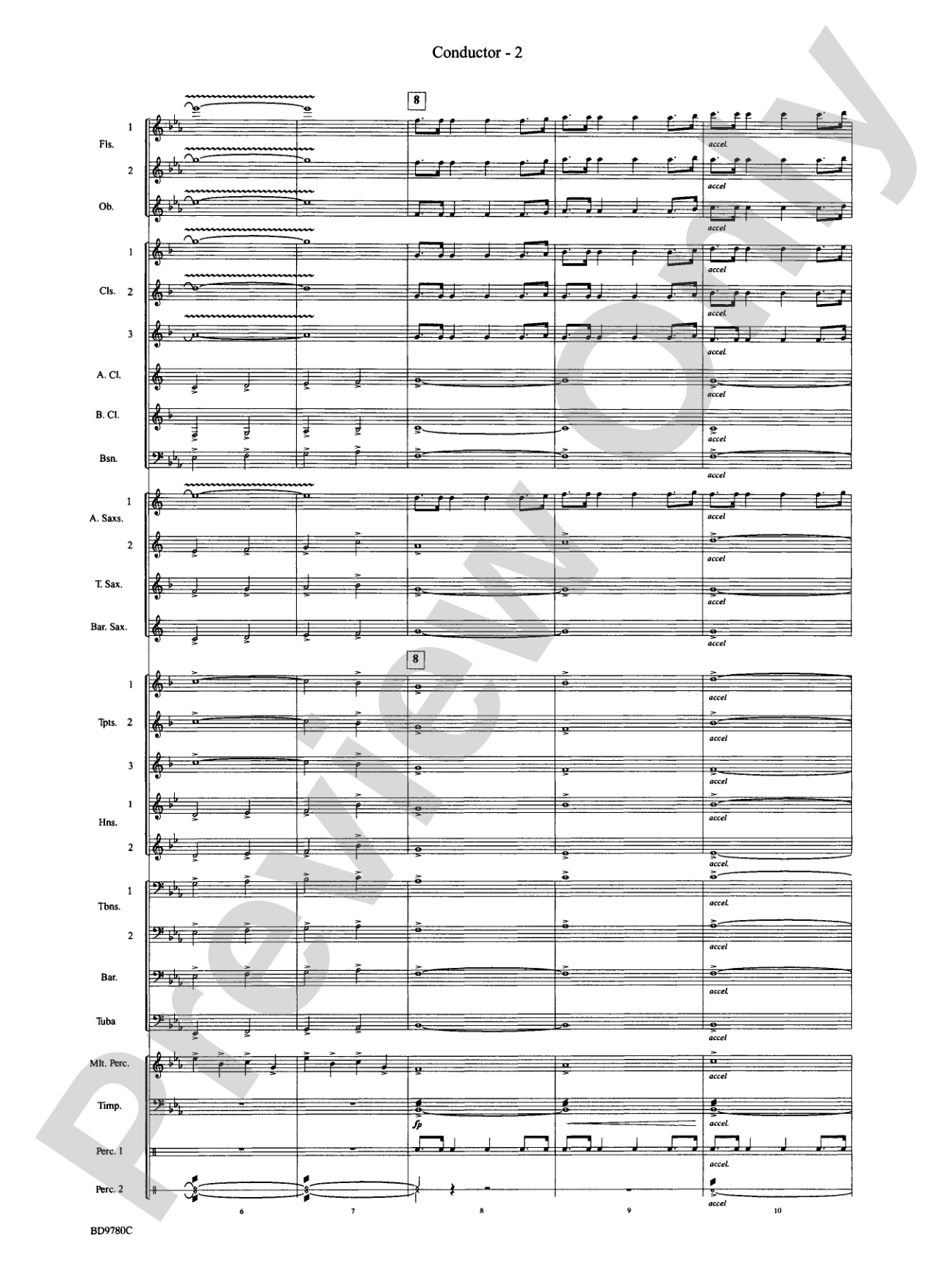 Holiday Cheers: Concert Band Conductor Score & Parts