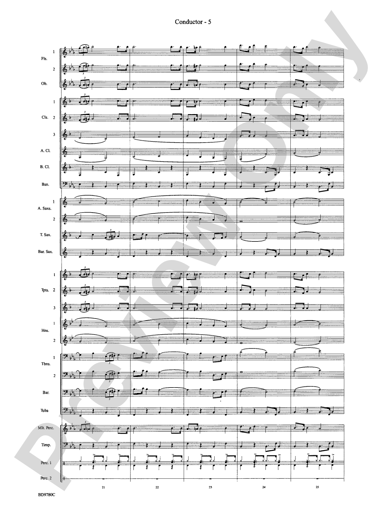 Holiday Cheers: Concert Band Conductor Score & Parts