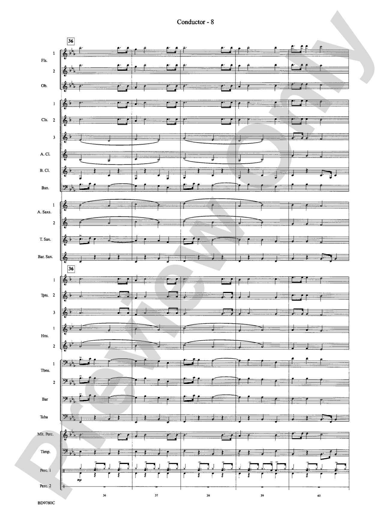 Holiday Cheers: Concert Band Conductor Score & Parts
