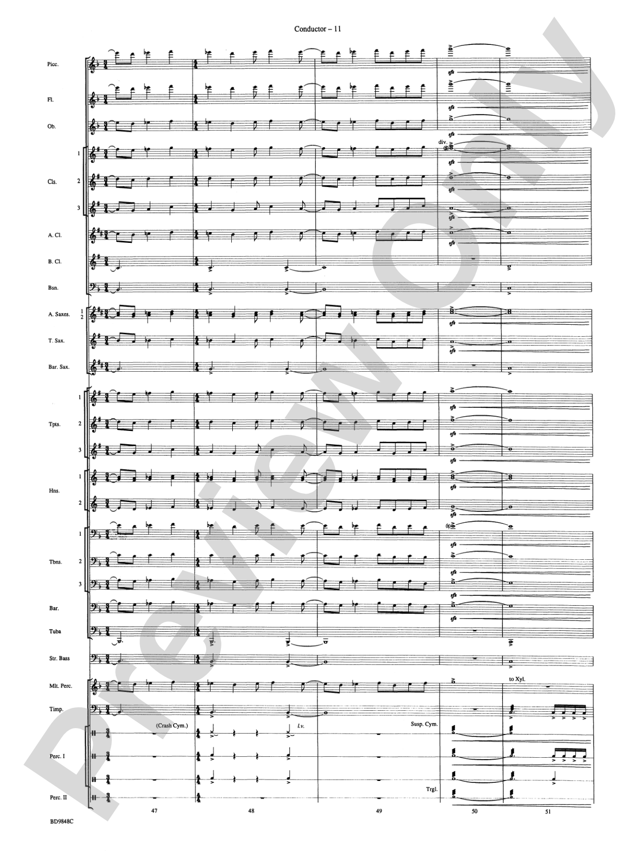 Shivaree: Concert Band Conductor Score & Parts
