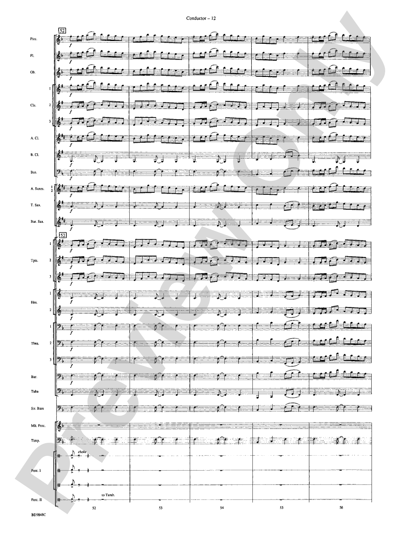 Shivaree: Concert Band Conductor Score & Parts