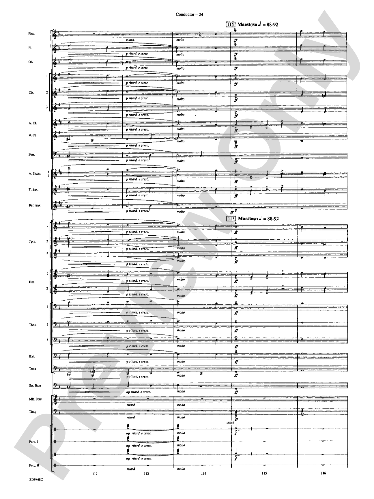 Shivaree: Concert Band Conductor Score & Parts