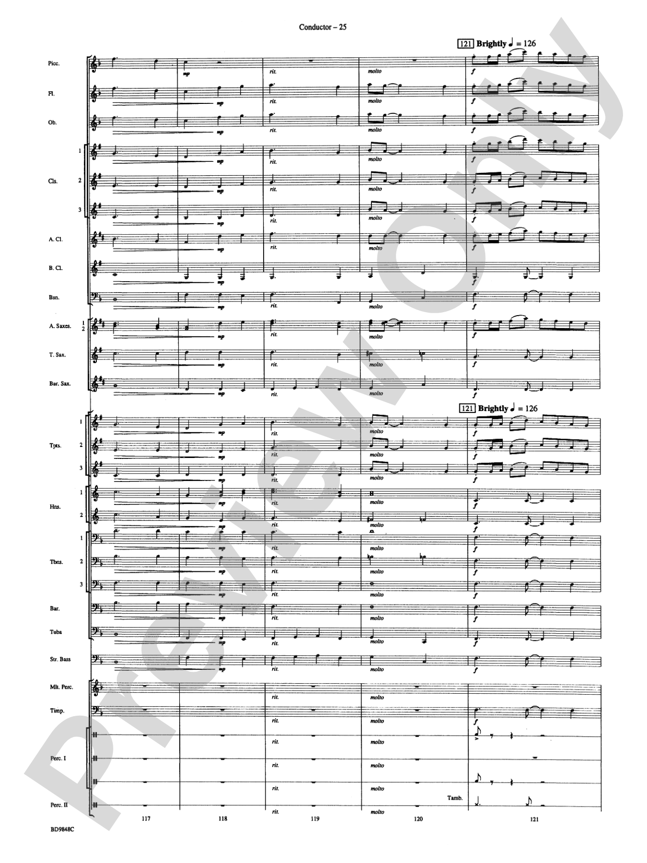 Shivaree: Concert Band Conductor Score & Parts
