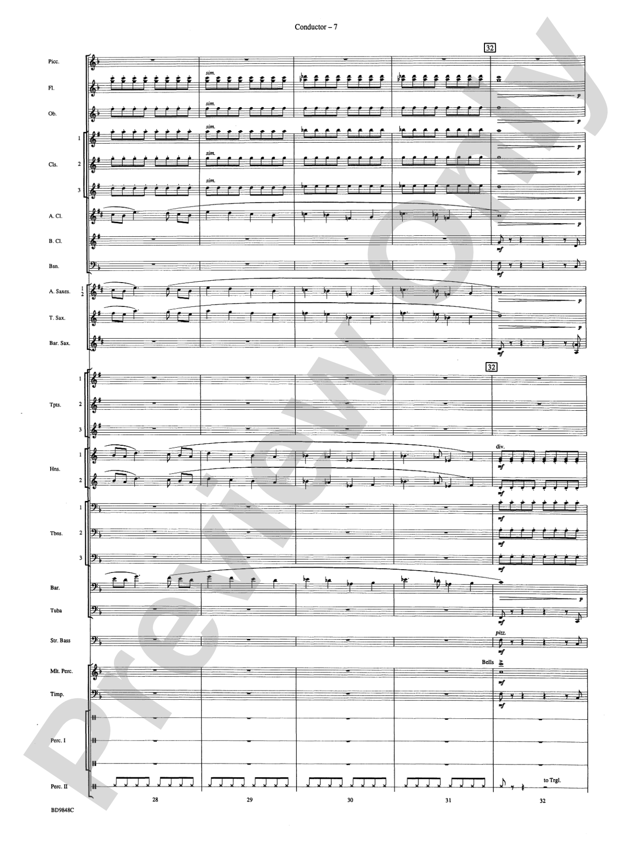Shivaree: Concert Band Conductor Score & Parts