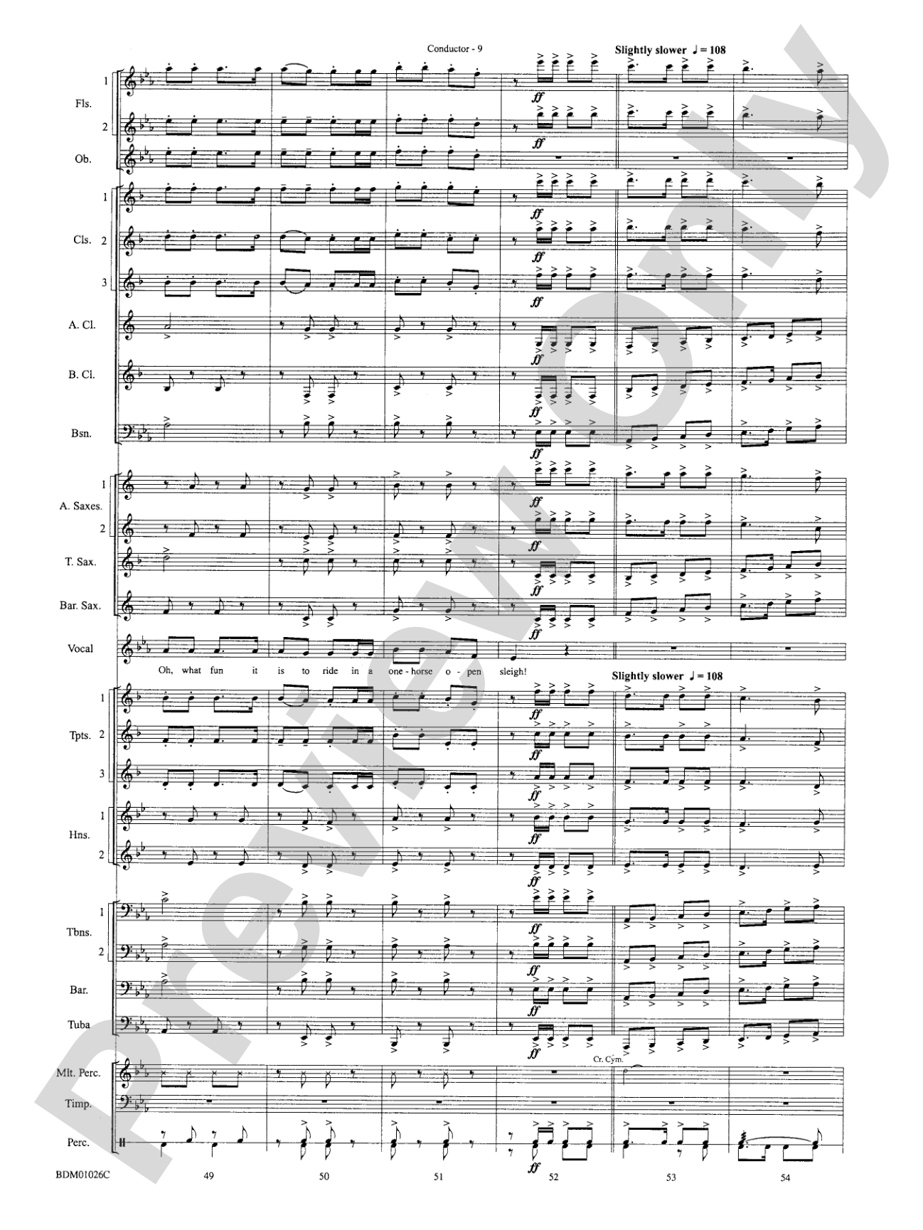 The Ultimate Christmas Sing-Along: Concert Band Conductor Score & Parts