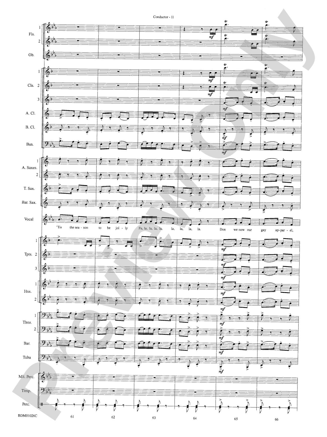 The Ultimate Christmas Sing-Along: Concert Band Conductor Score & Parts