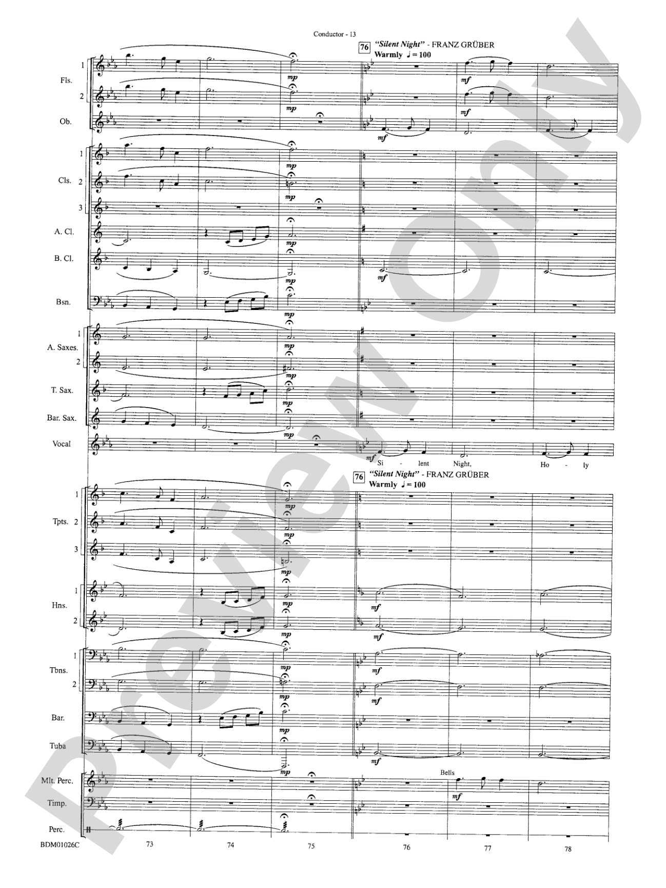 The Ultimate Christmas Sing-Along: Concert Band Conductor Score & Parts