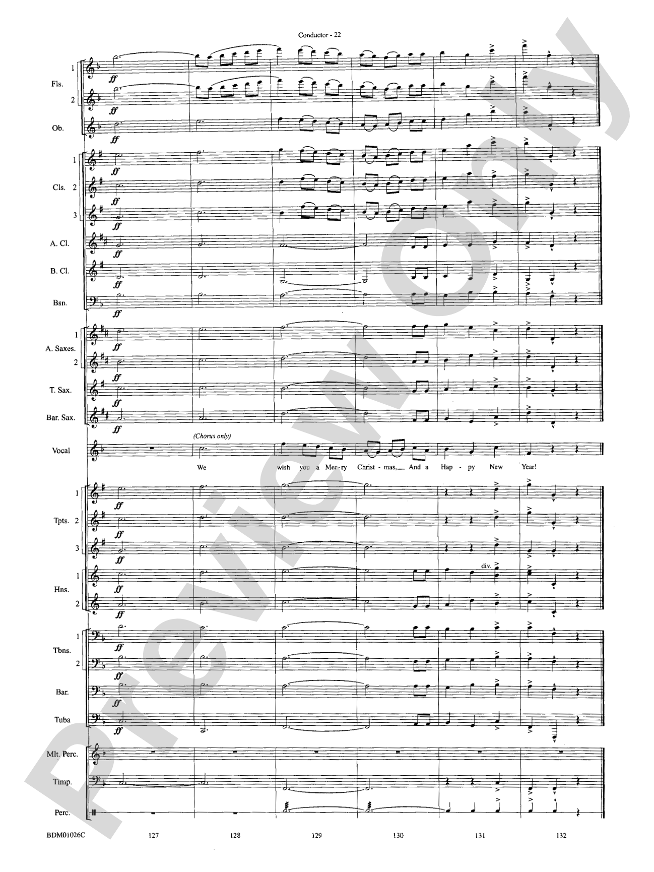 The Ultimate Christmas Sing-Along: Concert Band Conductor Score & Parts