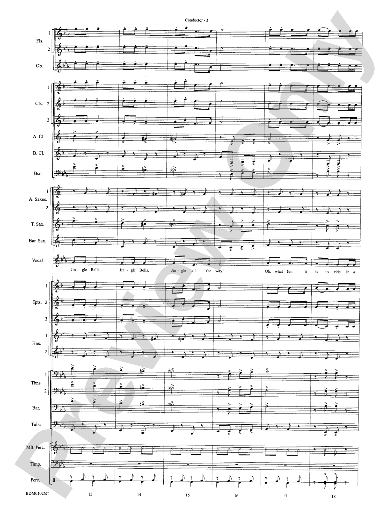 The Ultimate Christmas Sing-Along: Concert Band Conductor Score & Parts