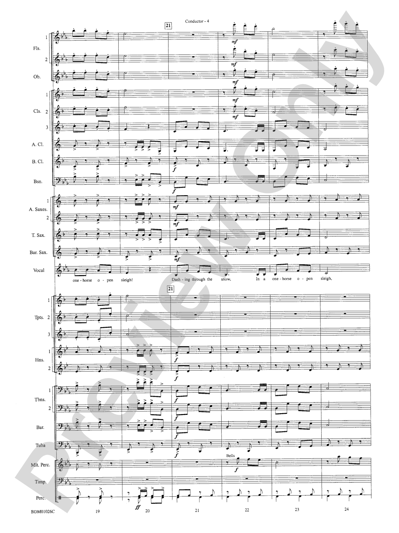 The Ultimate Christmas Sing-Along: Concert Band Conductor Score & Parts