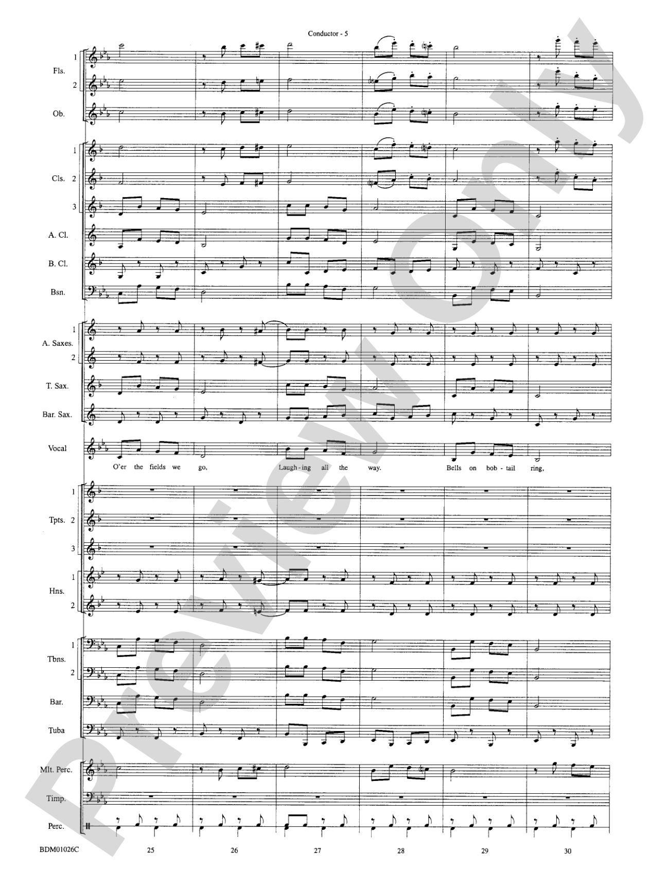 The Ultimate Christmas Sing-Along: Concert Band Conductor Score & Parts