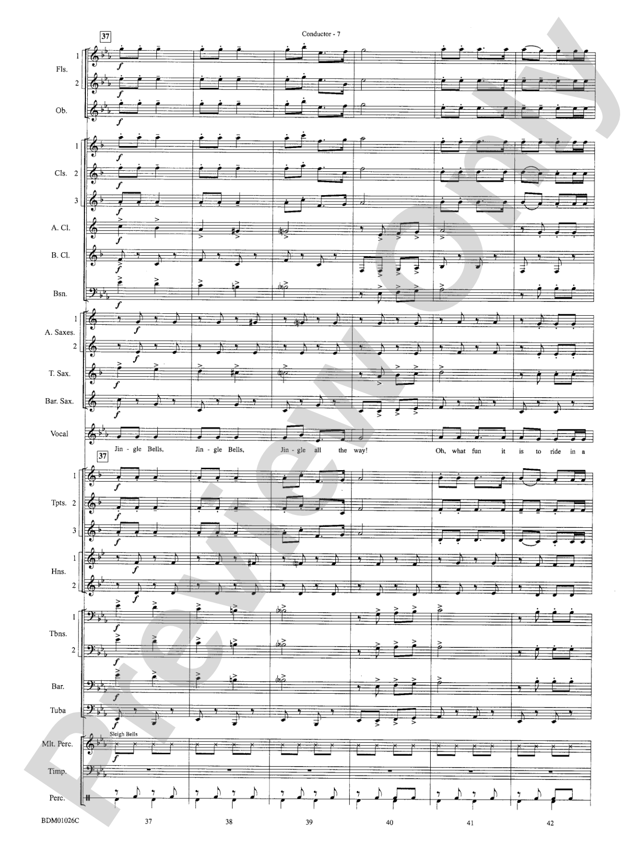 The Ultimate Christmas Sing-Along: Concert Band Conductor Score & Parts