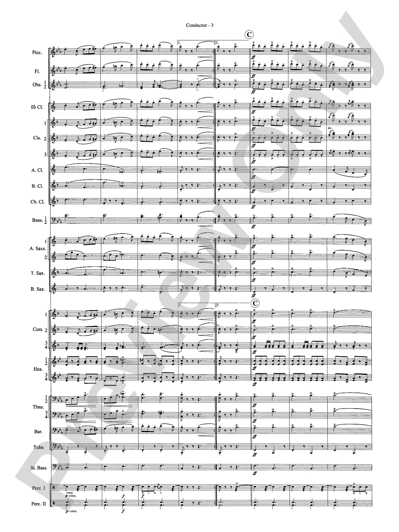 The Minnesota March: Concert Band Conductor Score & Parts