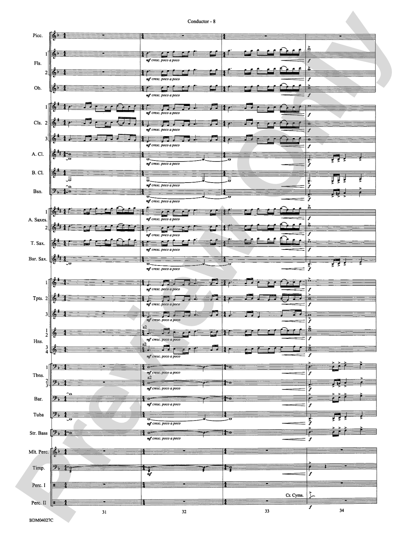 Tir Na Nog (A Celtic Legend): Concert Band Conductor Score & Parts