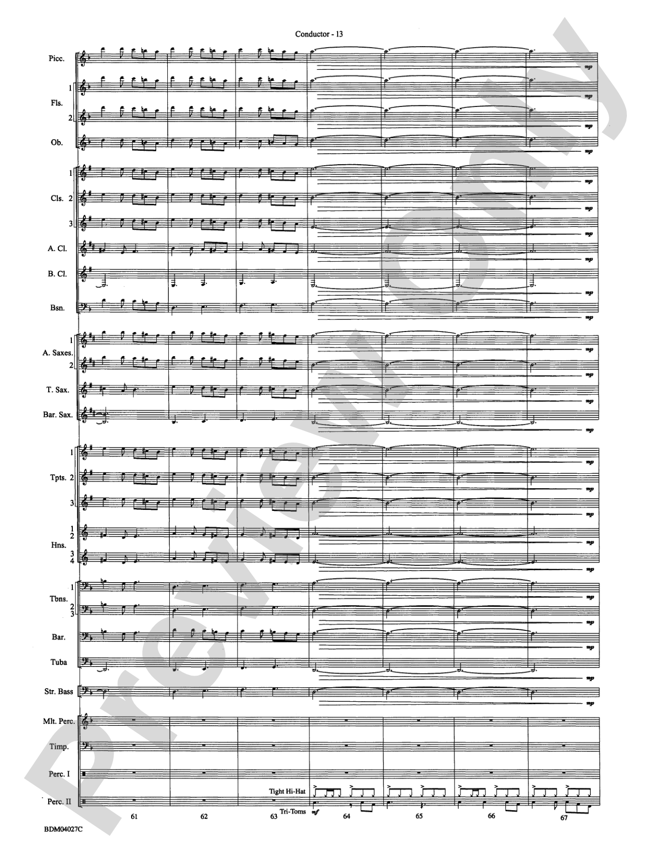 Tir Na Nog (A Celtic Legend): Concert Band Conductor Score & Parts