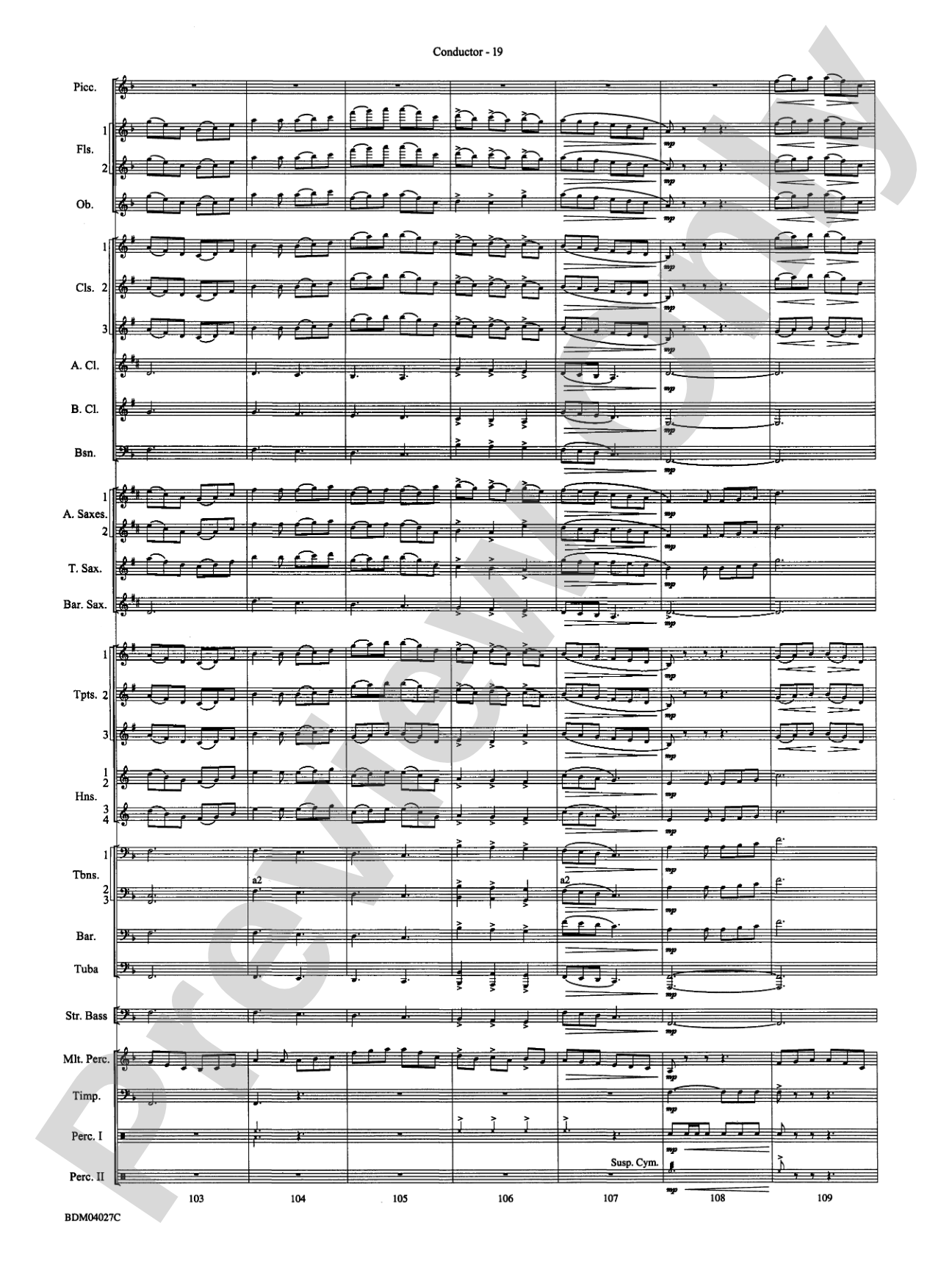 Tir Na Nog (A Celtic Legend): Concert Band Conductor Score & Parts