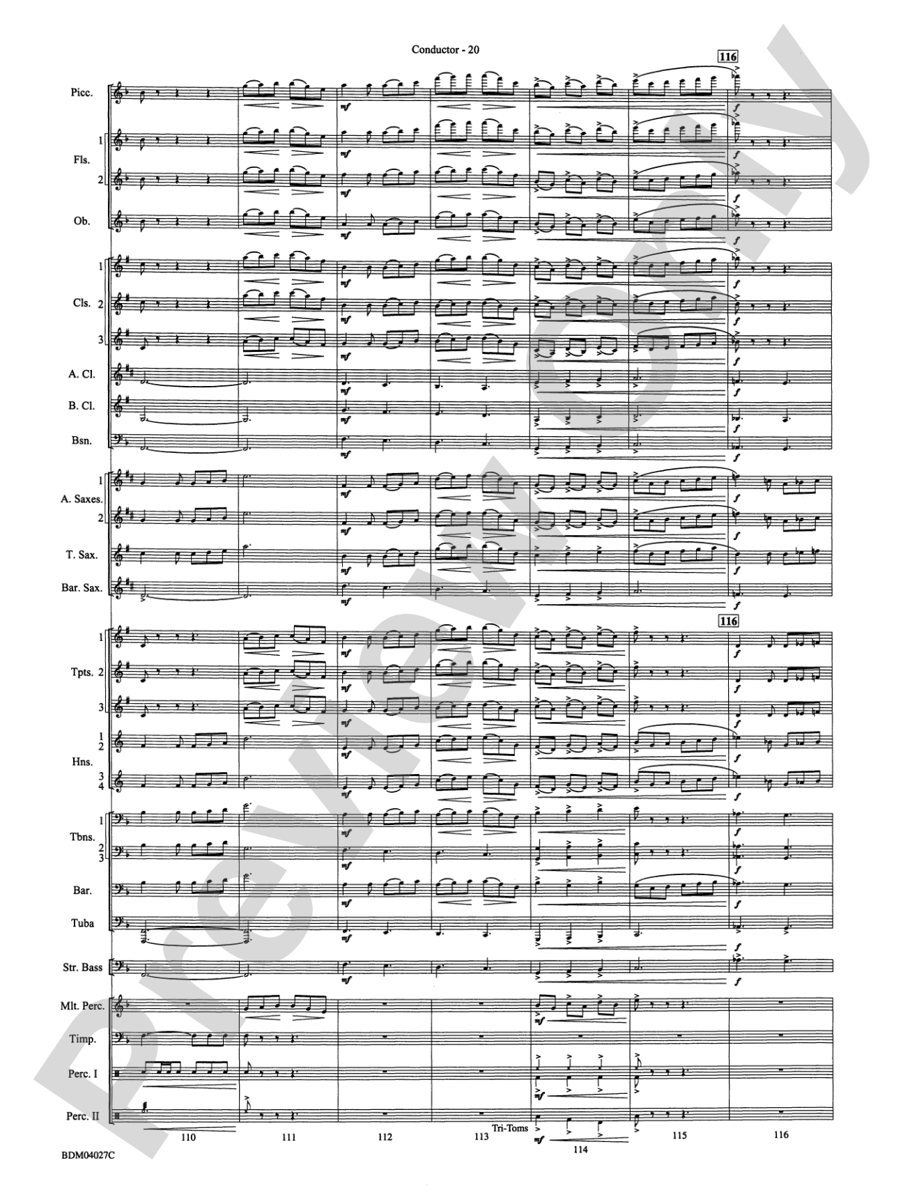 Tir Na Nog (A Celtic Legend): Concert Band Conductor Score & Parts