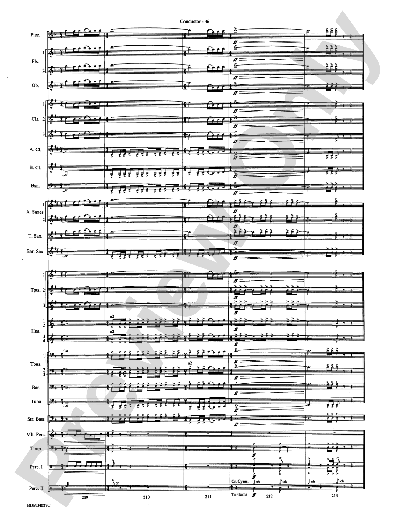 Tir Na Nog (A Celtic Legend): Concert Band Conductor Score & Parts