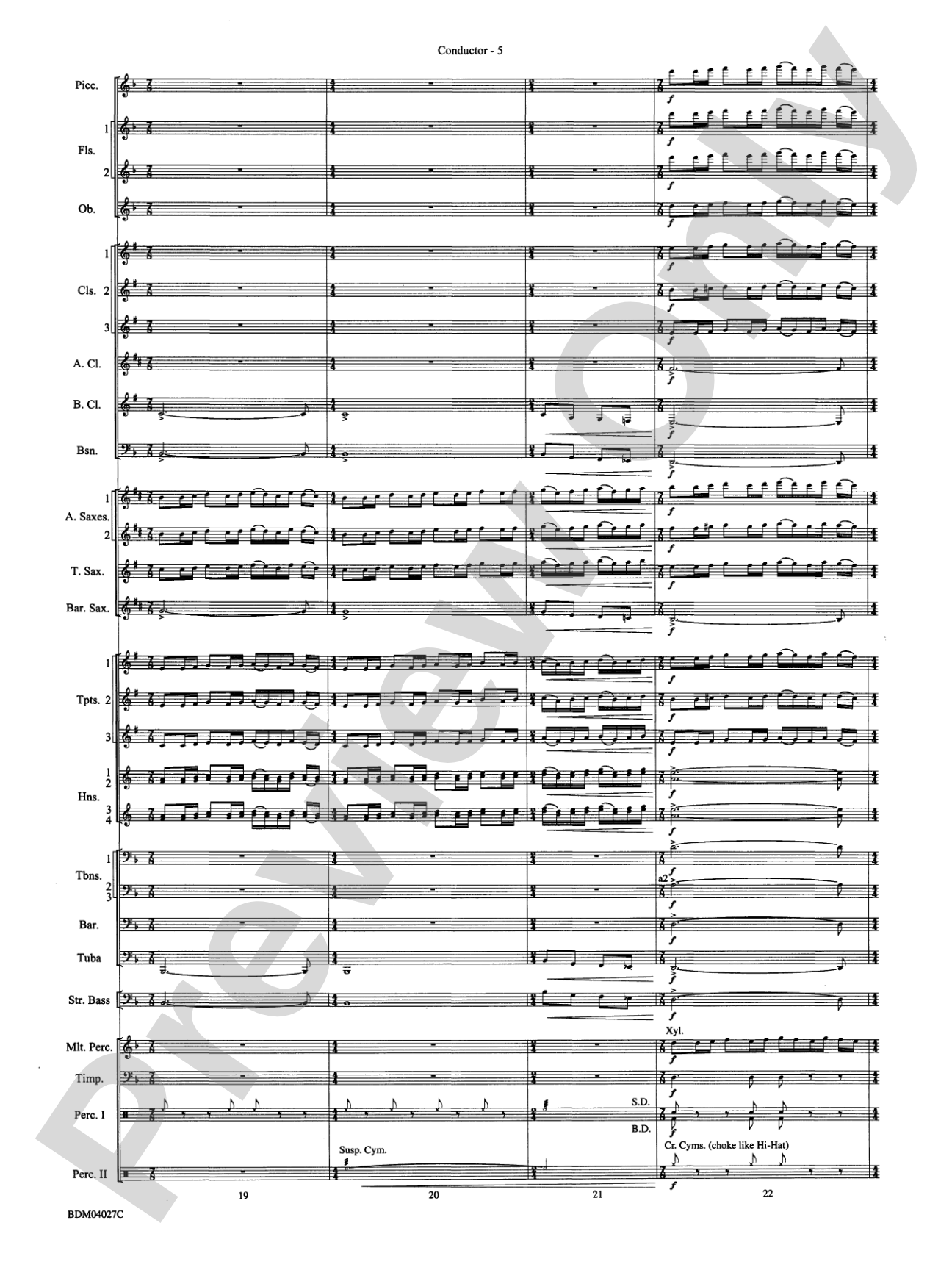 Tir Na Nog (A Celtic Legend): Concert Band Conductor Score & Parts