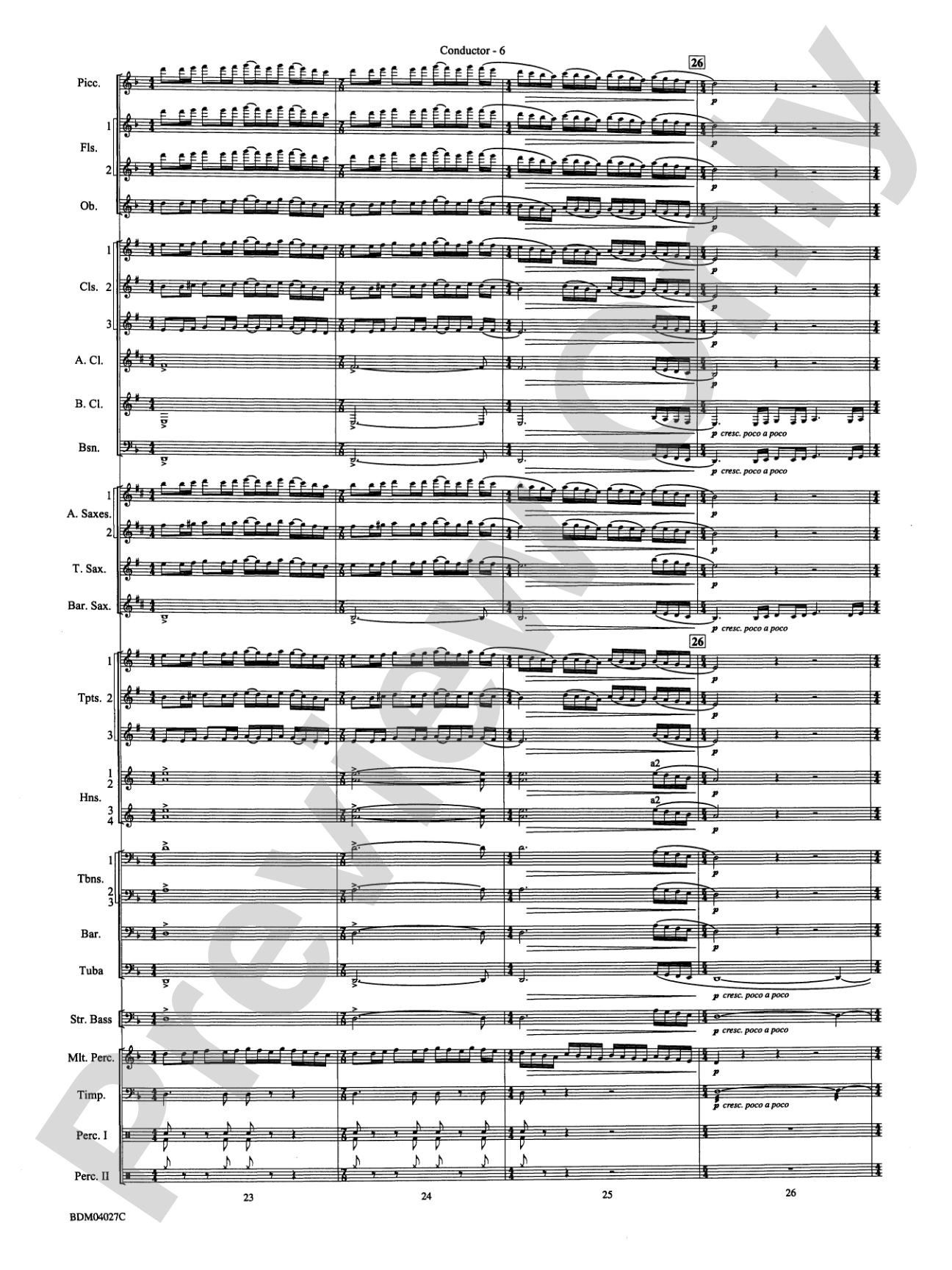 Tir Na Nog (A Celtic Legend): Concert Band Conductor Score & Parts