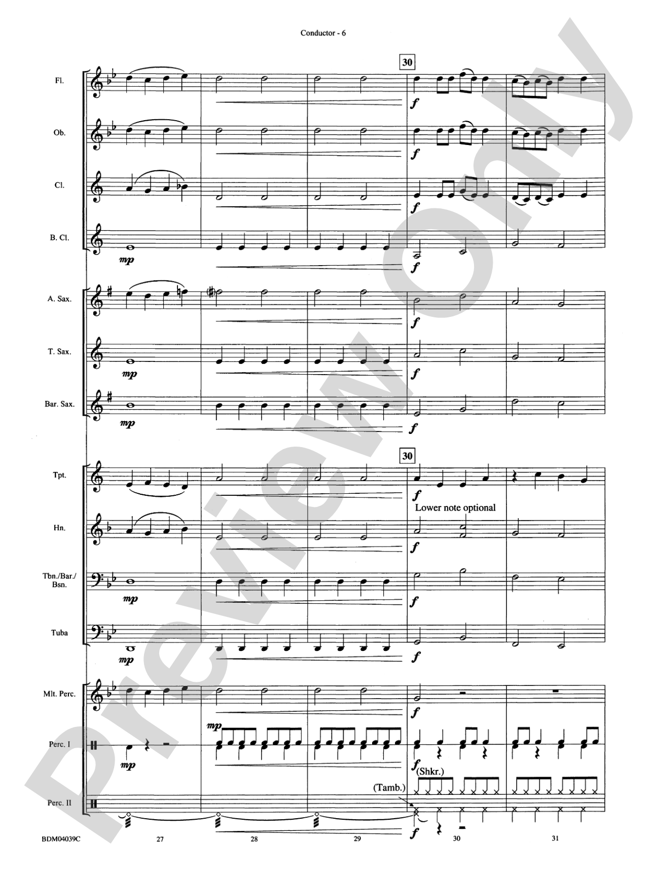 Ritual Dance: Concert Band Conductor Score & Parts