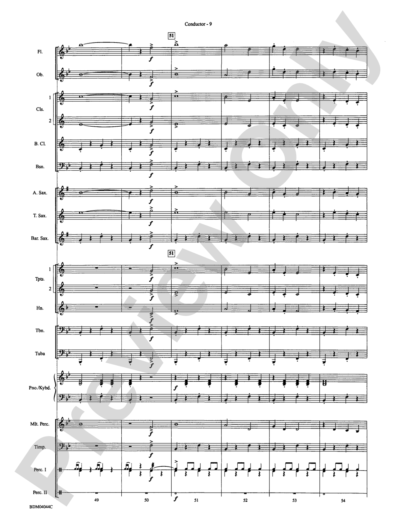 El Capitan: Concert Band Conductor Score & Parts
