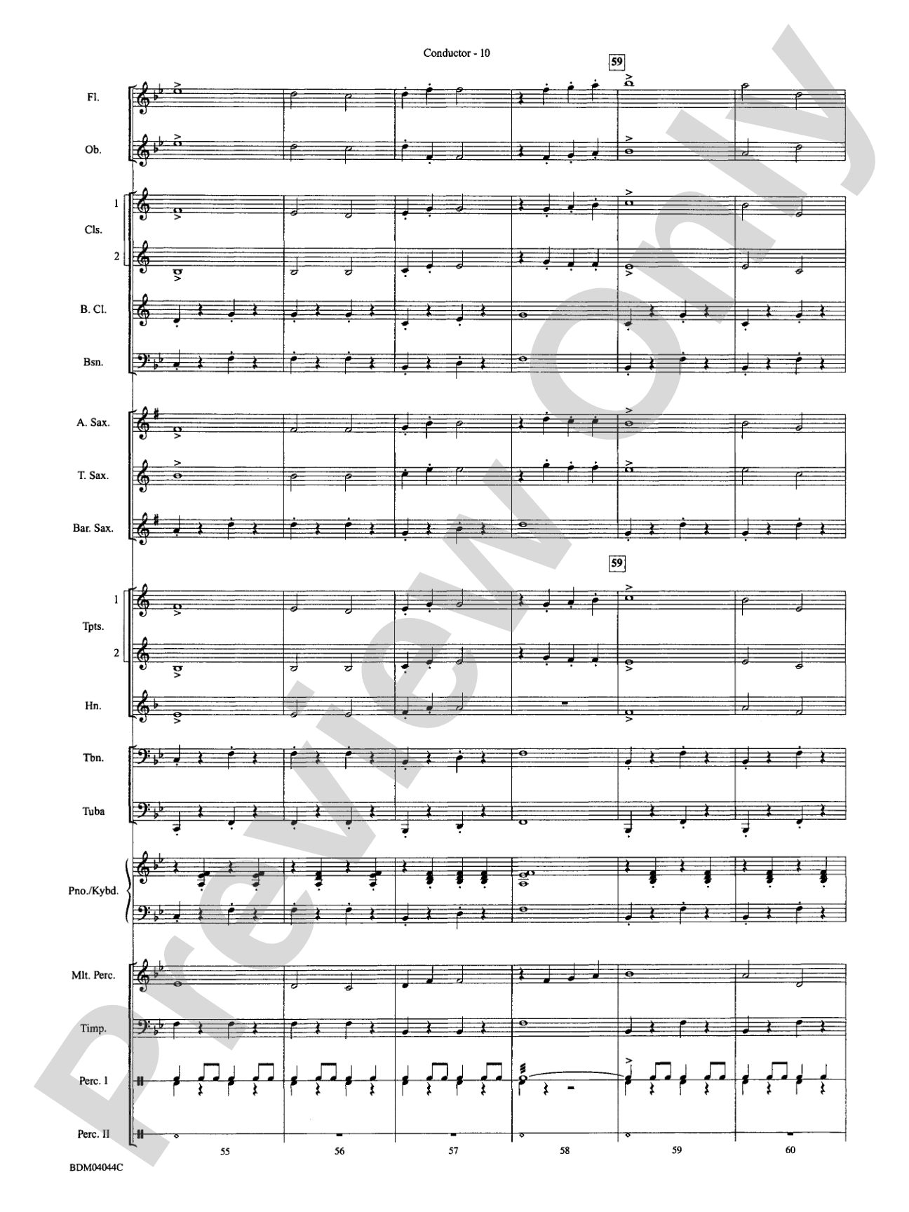 El Capitan: Concert Band Conductor Score & Parts