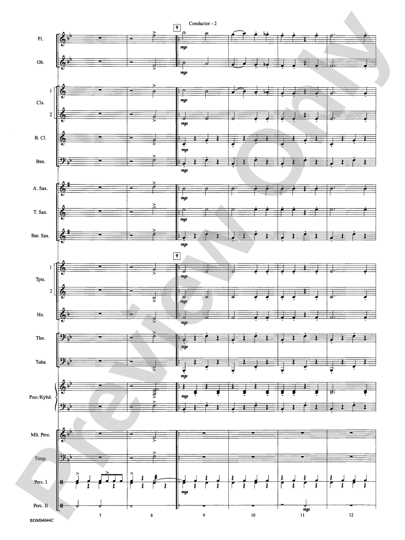 El Capitan: Concert Band Conductor Score & Parts