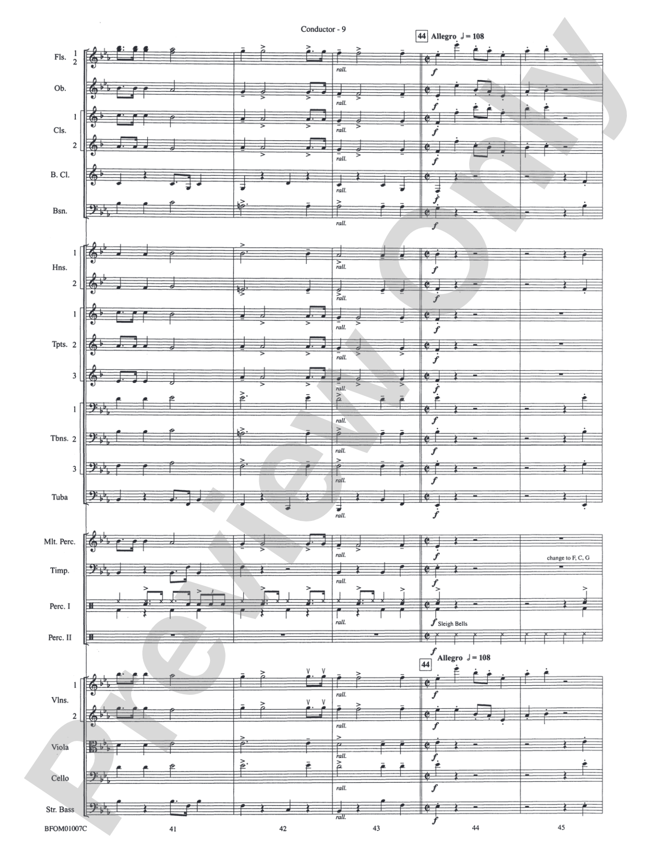 Holiday Cheers: Full Orchestra Conductor Score & Parts