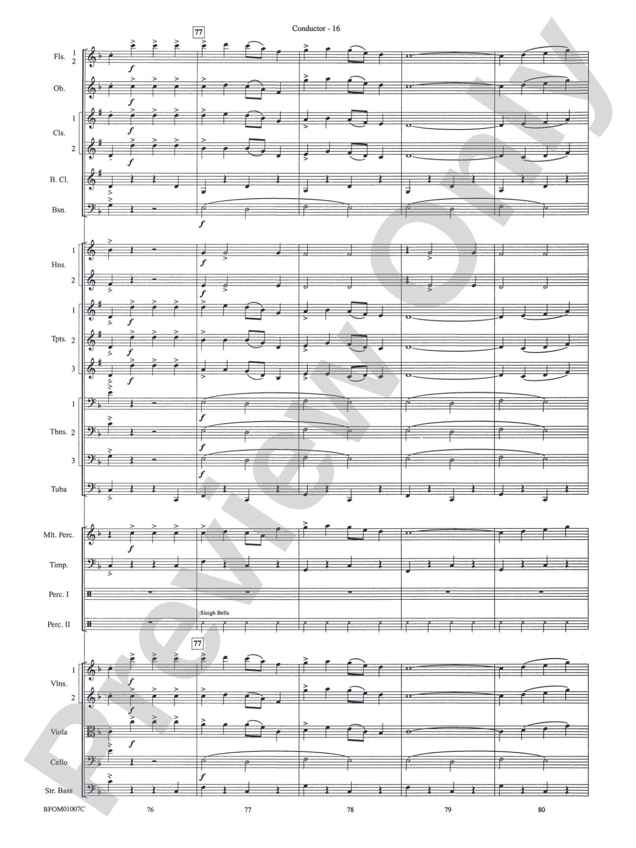 Holiday Cheers: Full Orchestra Conductor Score & Parts