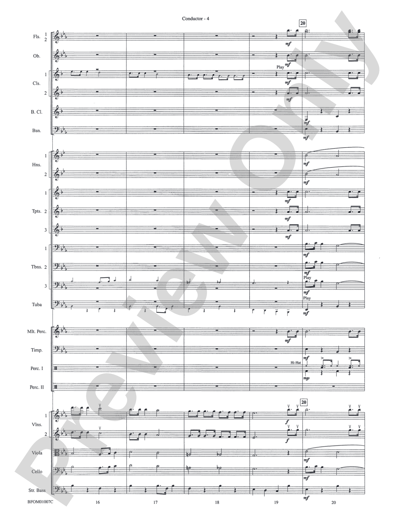 Holiday Cheers: Full Orchestra Conductor Score & Parts
