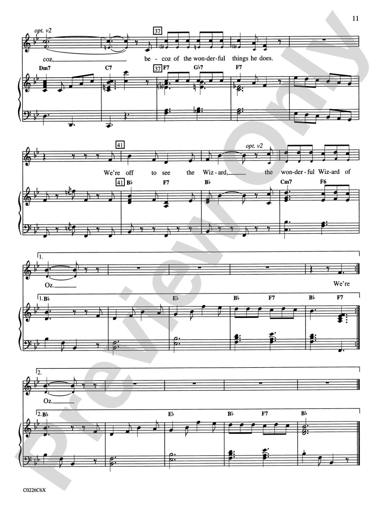 The Wizard of Oz, Selections from: Song Kit #26: Unison / Opt. 2-Part Choral Octavo