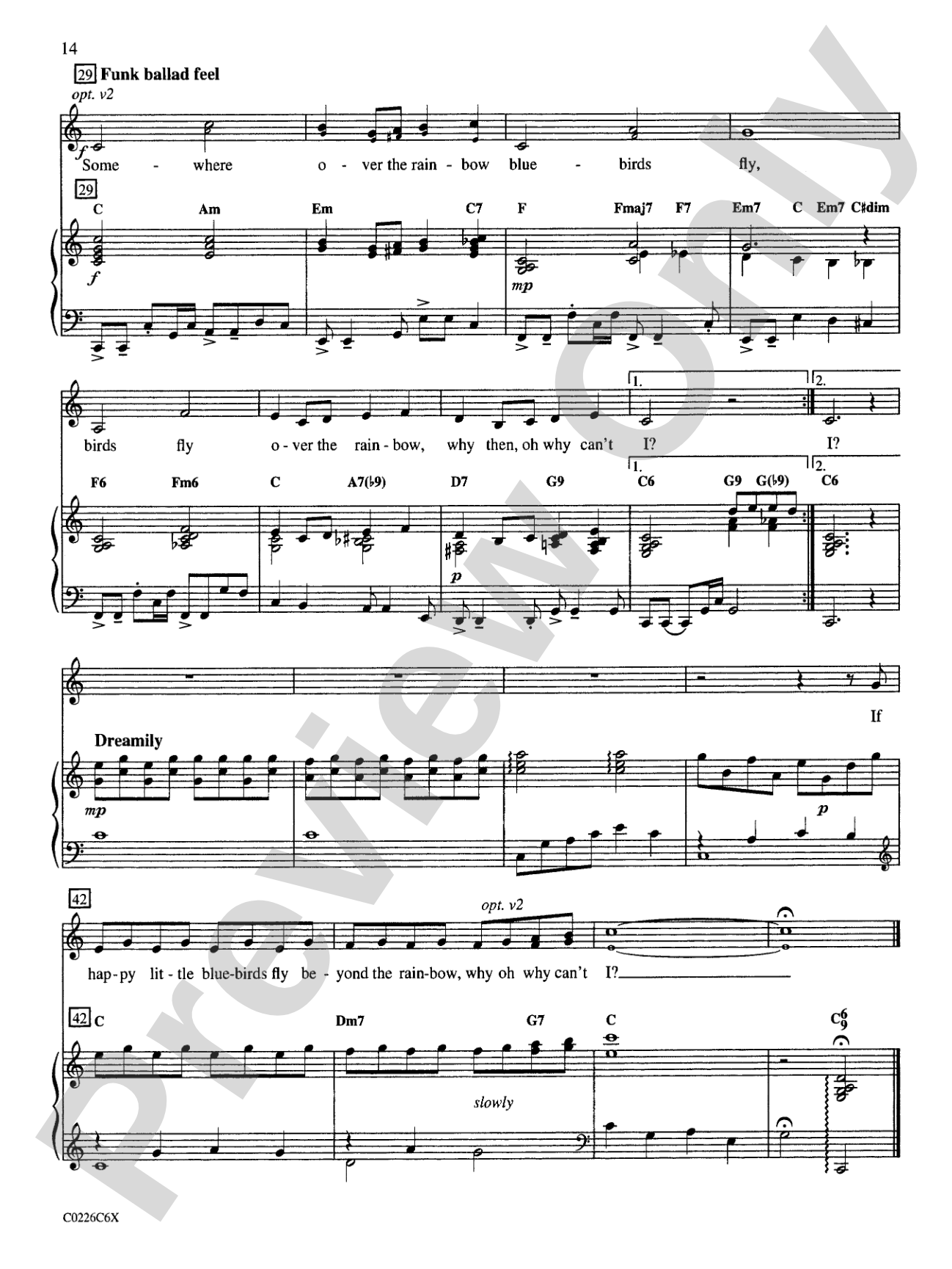 The Wizard of Oz, Selections from: Song Kit #26: Unison / Opt. 2-Part Choral Octavo