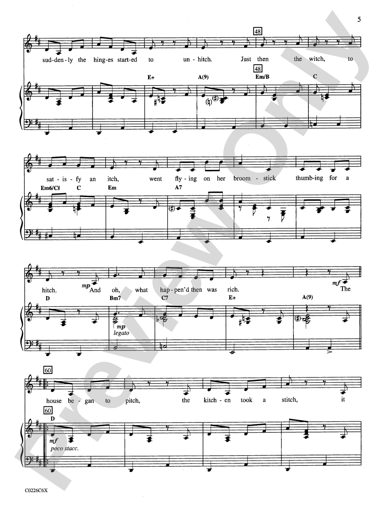 The Wizard of Oz, Selections from: Song Kit #26: Unison / Opt. 2-Part Choral Octavo