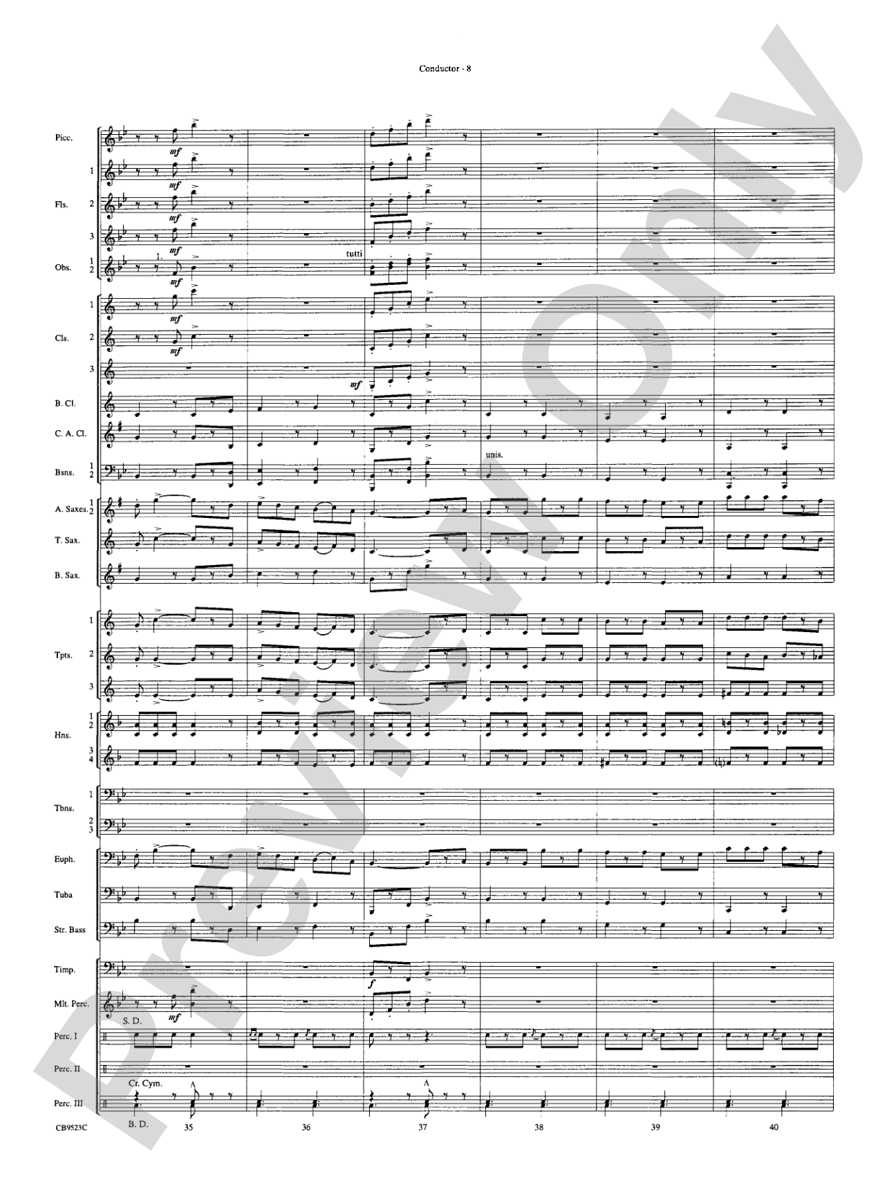 The Wizard of Oz (Medley): Concert Band Conductor Score & Parts